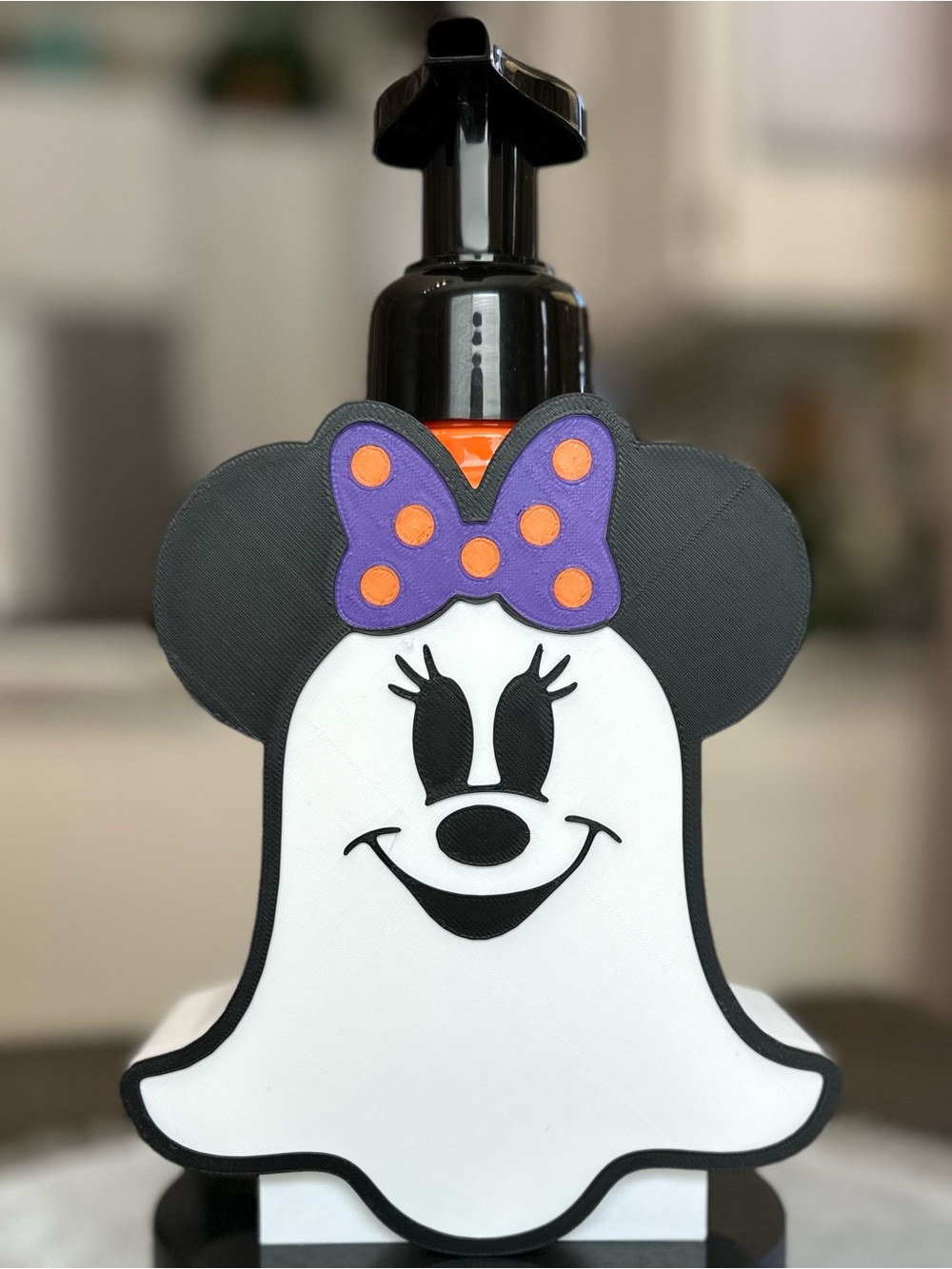 Disney Halloween Ghost Minnie Soap Holder for Bath & Body Works Bottles